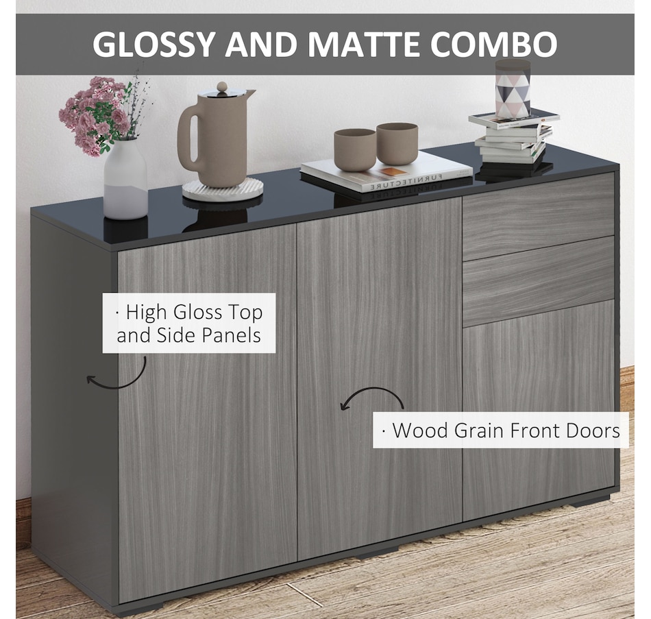 Image 947148_ALTMORE4.jpg, Product 947-148 / Price $205.99, HOMCOM Kitchen Sideboard with Push-Open Drawers and Storage Cabinets from HOMCOM on TSC.ca's Home & Garden department