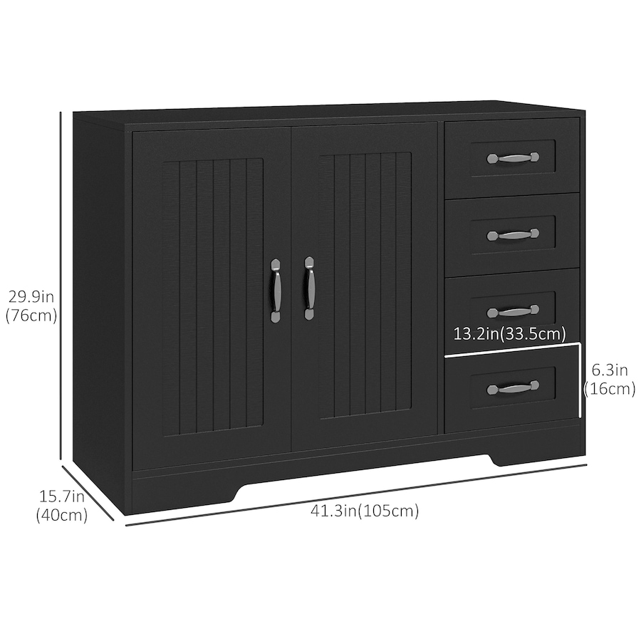 Image 947149_ALTMORE2.jpg, Product 947-149 / Price $209.99, HOMCOM Sideboard Storage Cabinet with 2 Doors Cupboard and 4 Drawers from HOMCOM on TSC.ca's Home & Garden department