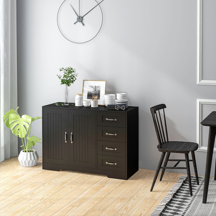 Image 947149_ALTMORE6.jpg, Product 947-149 / Price $209.99, HOMCOM Sideboard Storage Cabinet with 2 Doors Cupboard and 4 Drawers from HOMCOM on TSC.ca's Home & Garden department