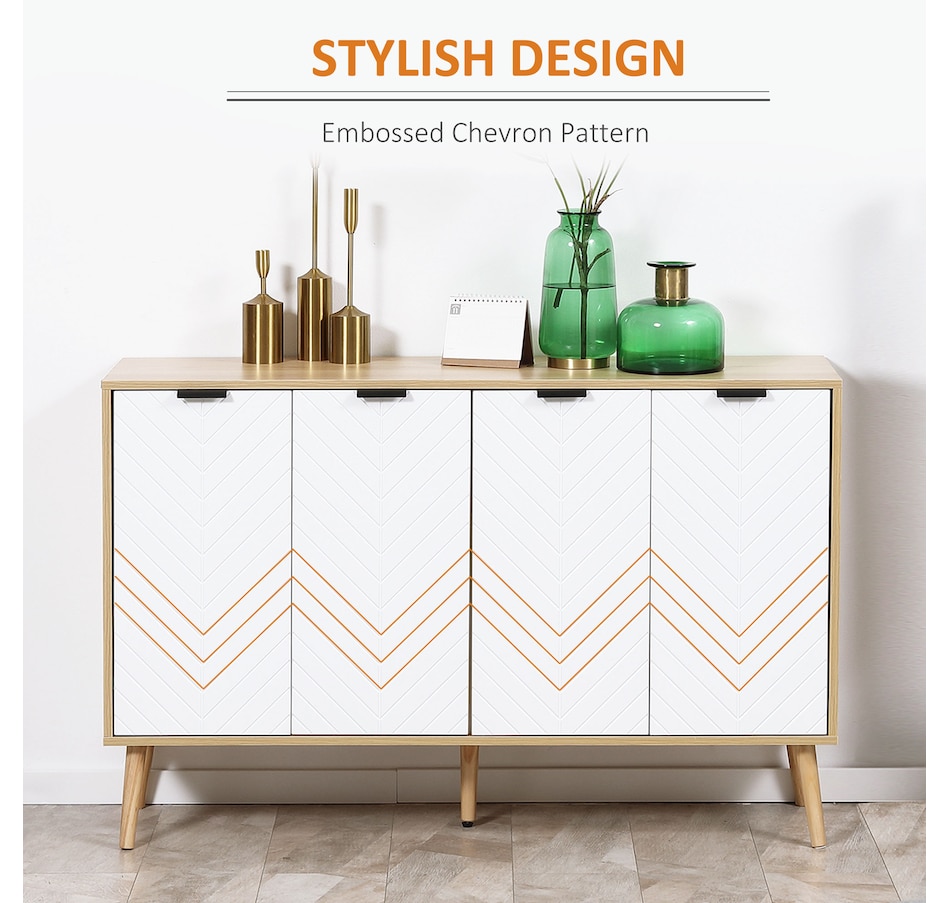 Image 947150_ALTMORE12.jpg, Product 947-150 / Price $159.99 - $179.99, HOMCOM Sideboard Storage Cabinet, Accent Cupboard with Adjustable Shelves from HOMCOM on TSC.ca's Home & Garden department