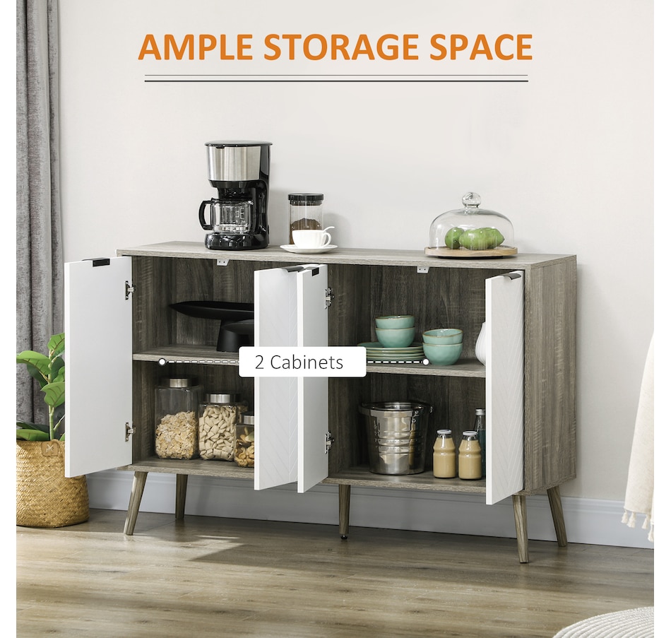 Image 947150_ALTMORE19.jpg, Product 947-150 / Price $159.99 - $179.99, HOMCOM Sideboard Storage Cabinet, Accent Cupboard with Adjustable Shelves from HOMCOM on TSC.ca's Home & Garden department