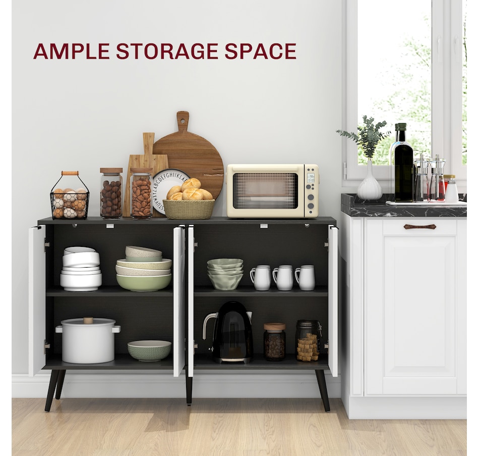 Image 947150_ALTMORE3.jpg, Product 947-150 / Price $159.99 - $179.99, HOMCOM Sideboard Storage Cabinet, Accent Cupboard with Adjustable Shelves from HOMCOM on TSC.ca's Home & Garden department