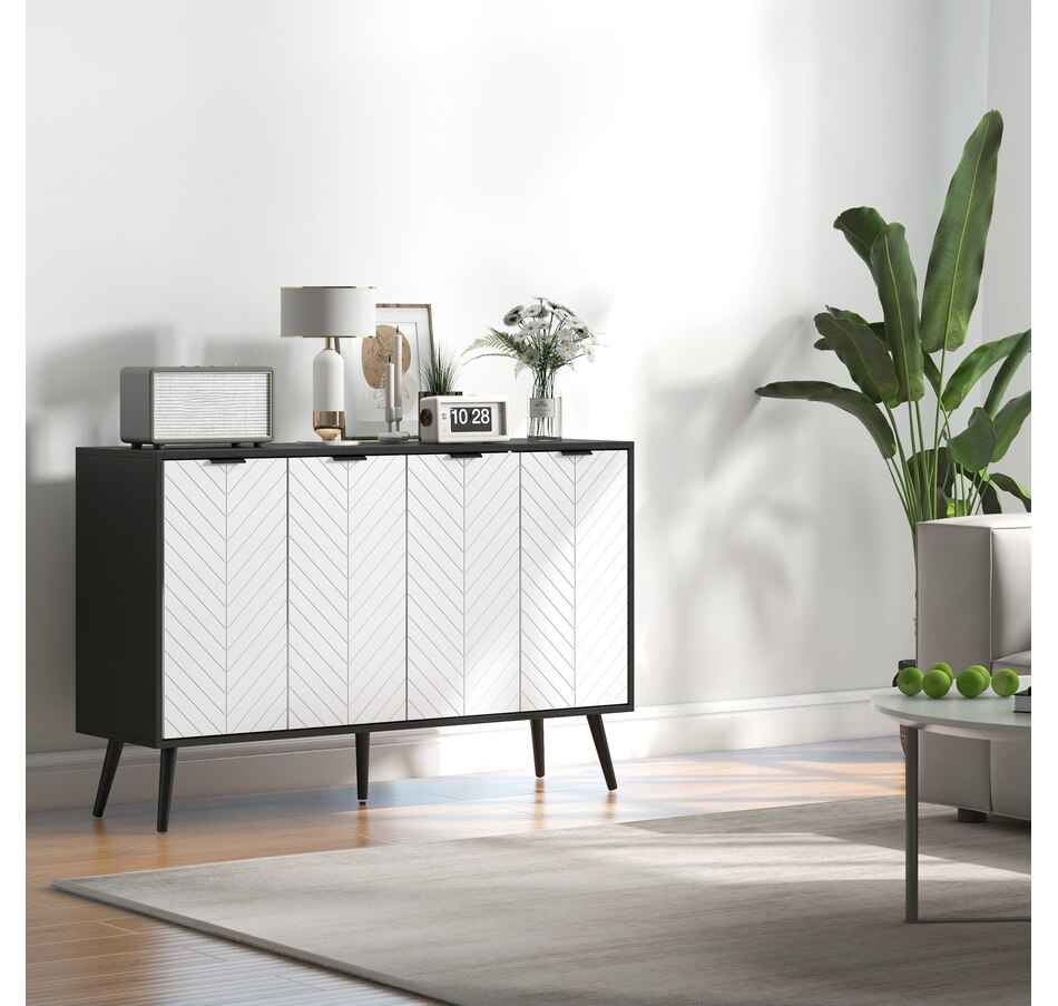 Image 947150_ALTMORE7.jpg, Product 947-150 / Price $159.99 - $179.99, HOMCOM Sideboard Storage Cabinet, Accent Cupboard with Adjustable Shelves from HOMCOM on TSC.ca's Home & Garden department