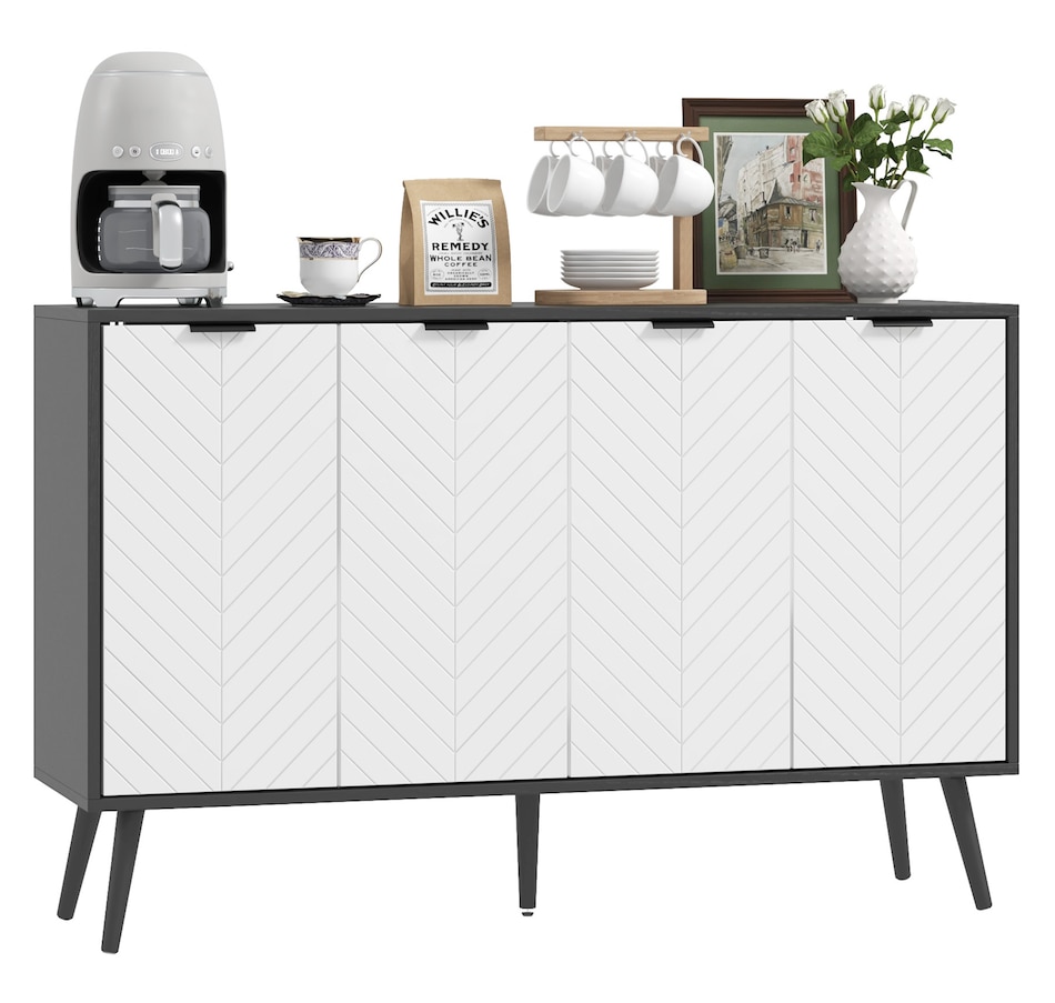Image 947150_ST01.jpg, Product 947-150 / Price $159.99 - $179.99, HOMCOM Sideboard Storage Cabinet, Accent Cupboard with Adjustable Shelves from HOMCOM on TSC.ca's Home & Garden department