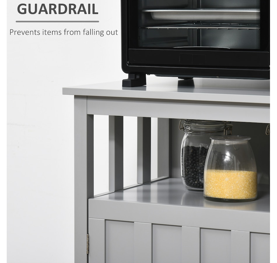 Image 947153_ALTMORE12.jpg, Product 947-153 / Price $184.99 - $199.99, HOMCOM Sideboard Buffet Storage Cabinet Console Table with 2 Doors Black from HOMCOM on TSC.ca's Home & Garden department