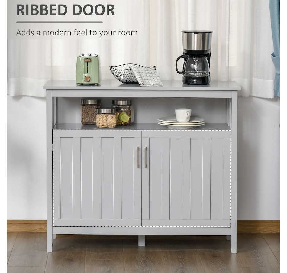 Image 947153_ALTMORE13.jpg, Product 947-153 / Price $184.99 - $199.99, HOMCOM Sideboard Buffet Storage Cabinet Console Table with 2 Doors Black from HOMCOM on TSC.ca's Home & Garden department