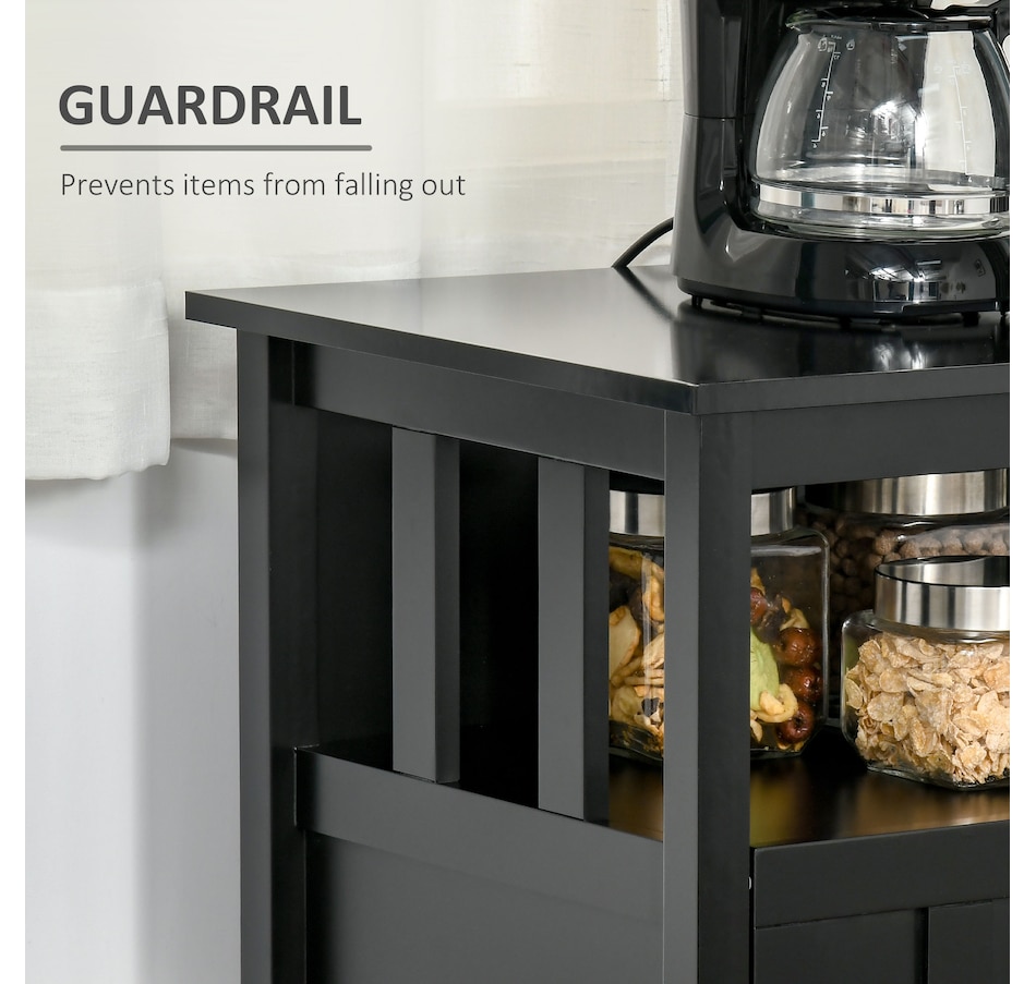 Image 947153_ALTMORE5.jpg, Product 947-153 / Price $184.99 - $199.99, HOMCOM Sideboard Buffet Storage Cabinet Console Table with 2 Doors Black from HOMCOM on TSC.ca's Home & Garden department