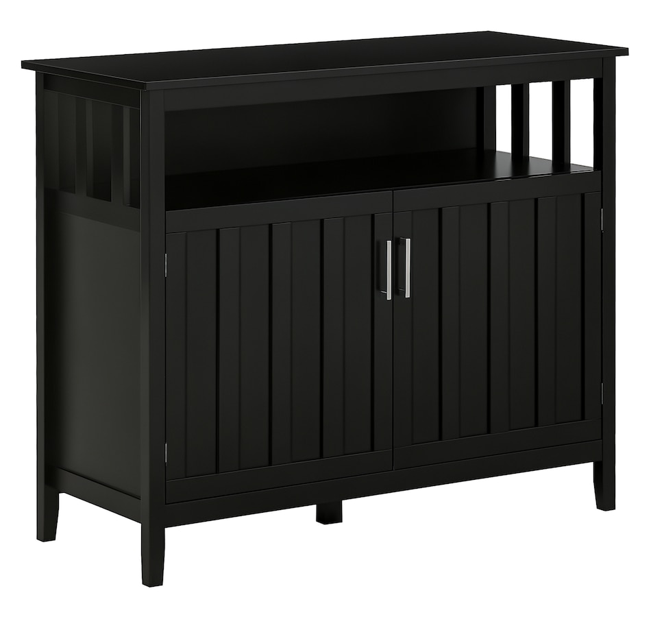 Image 947153_ST01.jpg, Product 947-153 / Price $184.99 - $199.99, HOMCOM Sideboard Buffet Storage Cabinet Console Table with 2 Doors Black from HOMCOM on TSC.ca's Home & Garden department