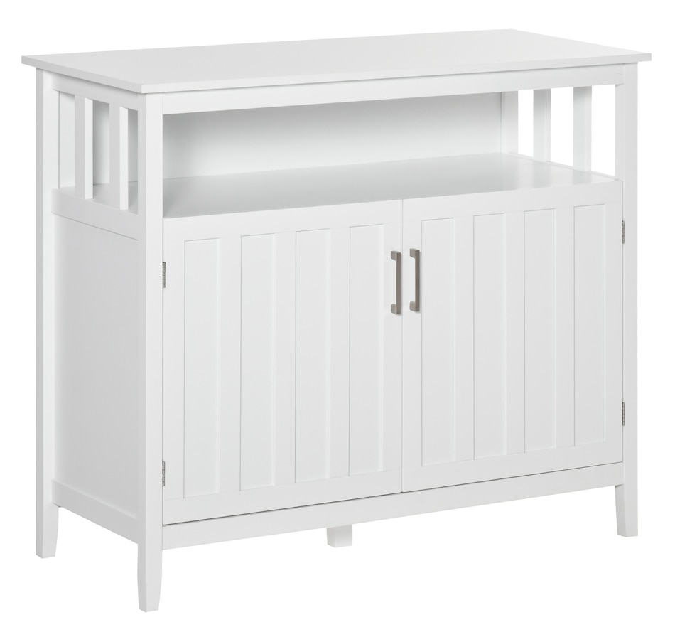 Image 947153_ST03.jpg, Product 947-153 / Price $184.99 - $199.99, HOMCOM Sideboard Buffet Storage Cabinet Console Table with 2 Doors Black from HOMCOM on TSC.ca's Home & Garden department