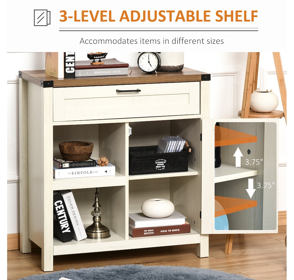 Image 947155_ALTMORE12.jpg, Product 947-155 / Price $169.99 - $174.99, HOMCOM Rustic Barn Door Storage Cabinet Modern Farmhouse Buffet Sideboard from HOMCOM on TSC.ca's Home & Garden department