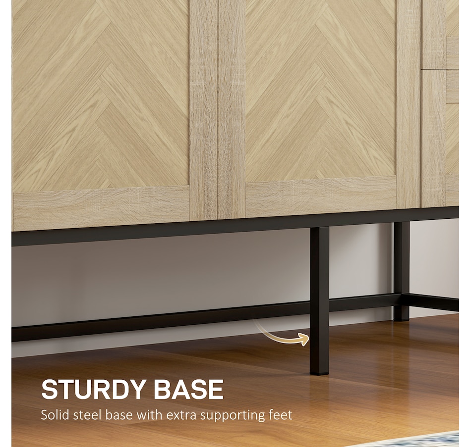 Image 947158_ALTMORE13.jpg, Product 947-158 / Price $314.99, HOMCOM Sideboard Buffet Cabinet with Drawers and Adjustable Shelves, Oak from HOMCOM on TSC.ca's Home & Garden department