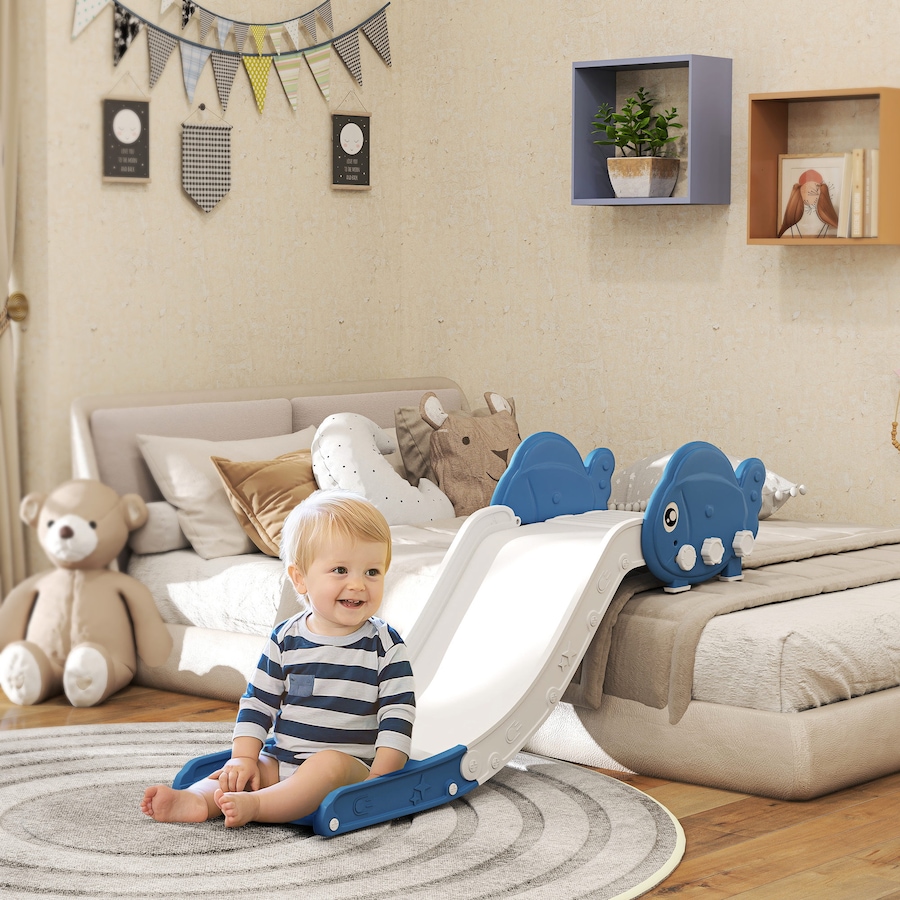 Image 947170_ALTMORE2.jpg, Product 947-170 / Price $72.51, Qaba Toddler Couch Slide for Bed, Sofa, Stairs, for 18-48 Months, Blue from Qaba on TSC.ca's Home & Garden department