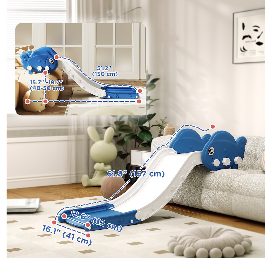 Image 947170_ALTMORE3.jpg, Product 947-170 / Price $76.99, Qaba Couch Slide for Kids, Toddler Slide Can Be Used for Bed, Sofa, Stairs from Qaba on TSC.ca's Home & Garden department