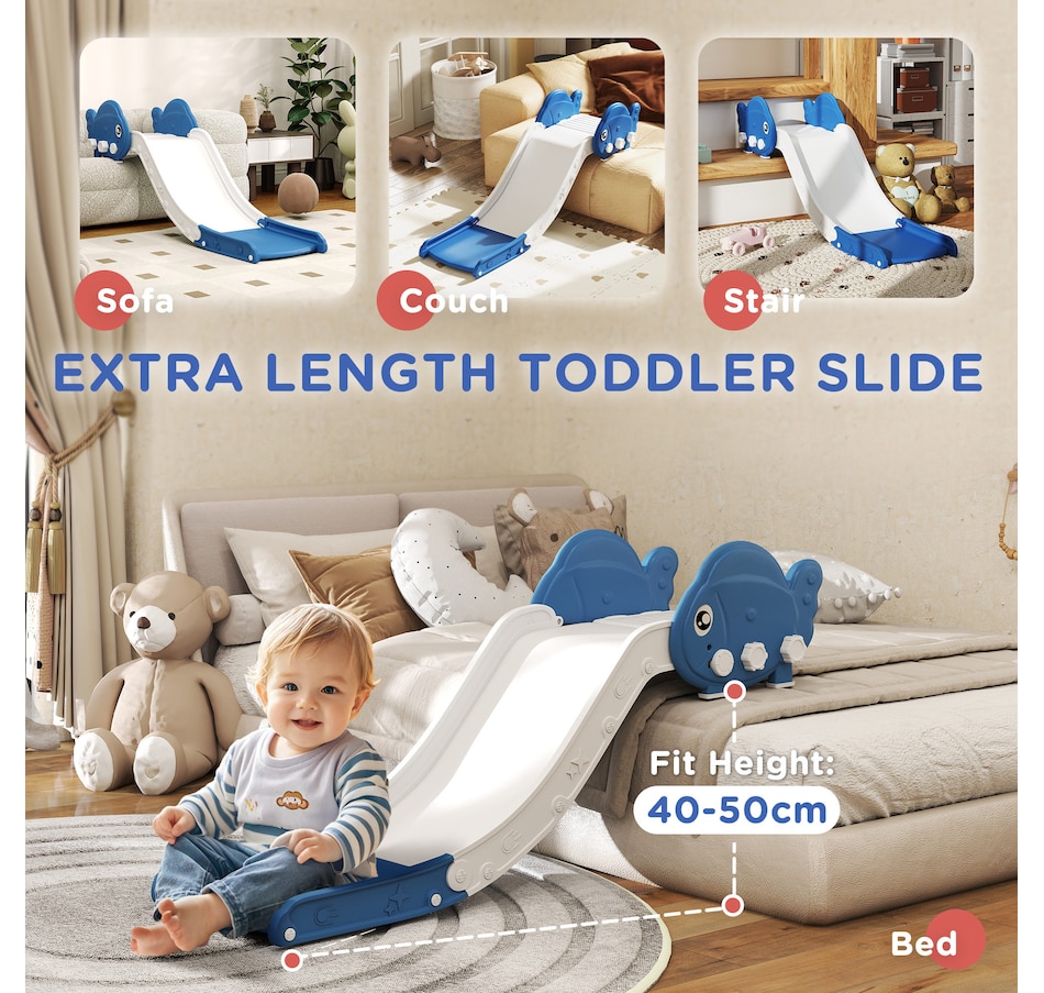 Image 947170_ALTMORE4.jpg, Product 947-170 / Price $76.99, Qaba Couch Slide for Kids, Toddler Slide Can Be Used for Bed, Sofa, Stairs from Qaba on TSC.ca's Home & Garden department