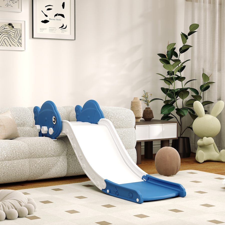 Image 947170_ALTMORE9.jpg, Product 947-170 / Price $72.51, Qaba Toddler Couch Slide for Bed, Sofa, Stairs, for 18-48 Months, Blue from Qaba on TSC.ca's Home & Garden department