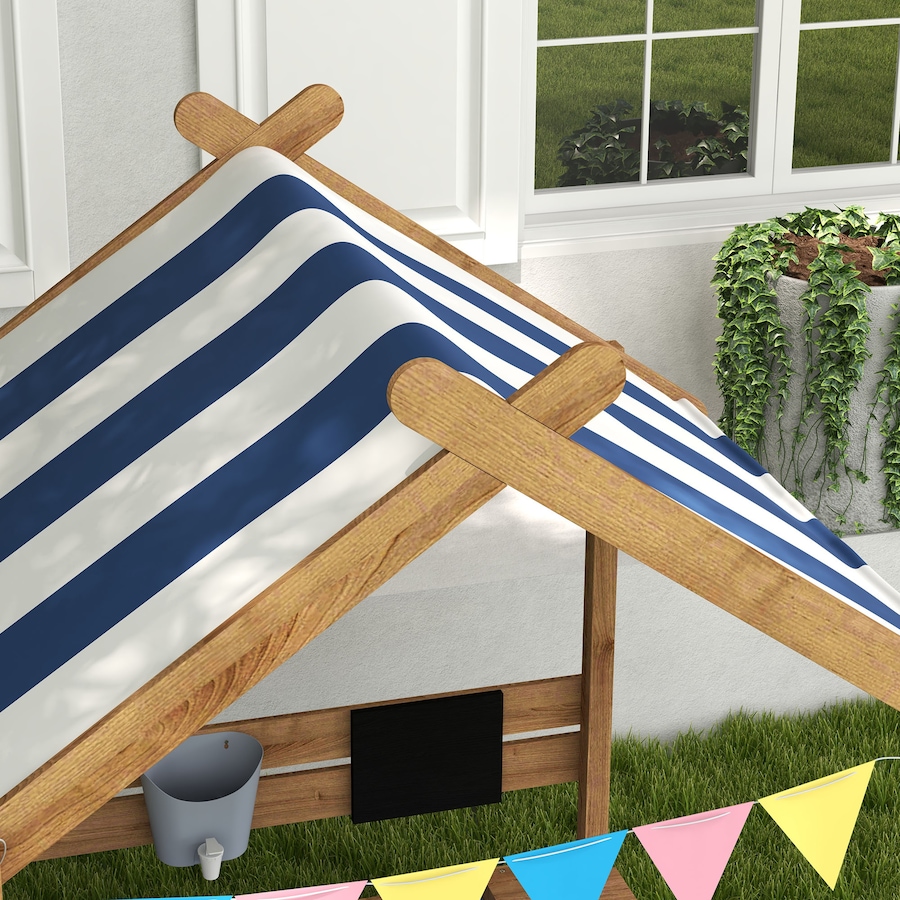 Image 947171_ALTMORE8.jpg, Product 947-171 / Price $149.99, Outsunny Outdoor Sandbox with Cover for 3-7 Years Old, Backyard, Brown from Outsunny on TSC.ca's Home & Garden department