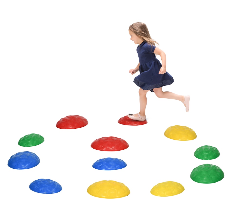 Image 947178.jpg, Product 947-178 / Price $39.99, Outsunny 12 PCs Balance Stepping Stones for Kids with Anti-slip Mat from Outsunny on TSC.ca's Home & Garden department