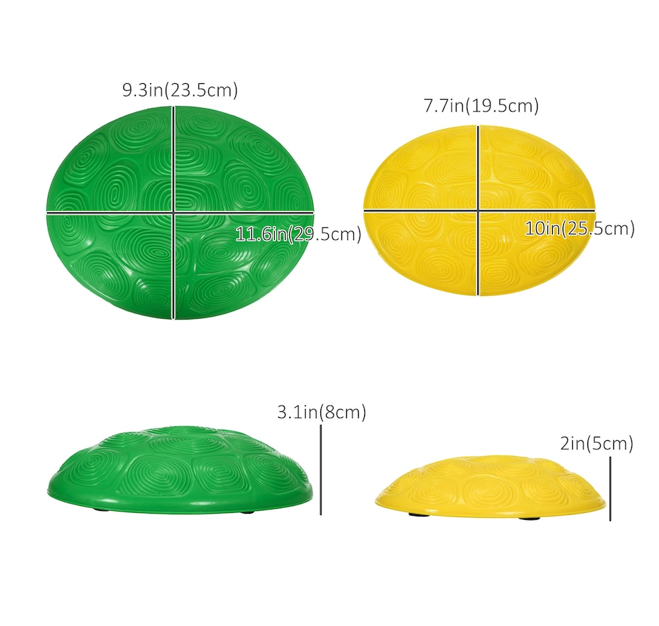 Image 947178_ALTMORE3.jpg, Product 947-178 / Price $39.99, Outsunny 12 PCs Balance Stepping Stones for Kids with Anti-slip Mat from Outsunny on TSC.ca's Home & Garden department