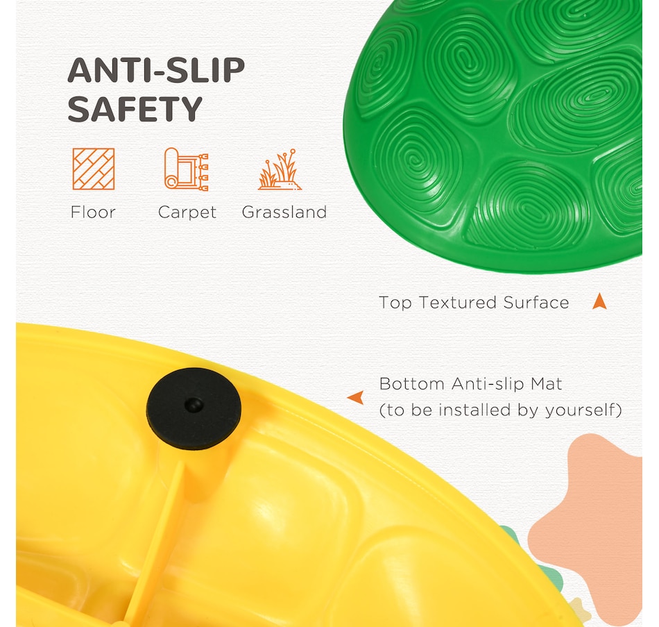 Image 947178_ALTMORE5.jpg, Product 947-178 / Price $39.99, Outsunny 12 PCs Balance Stepping Stones for Kids with Anti-slip Mat from Outsunny on TSC.ca's Home & Garden department