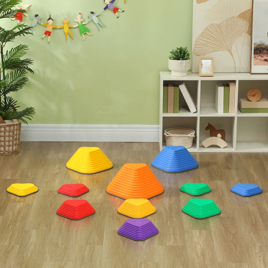 Image 947181_ALTMORE8.jpg, Product 947-181 / Price $42.99, Qaba 11PCs Stepping Stones Kids, Non-Slip Stackable Balance Stepping Stone from Qaba on TSC.ca's Home & Garden department