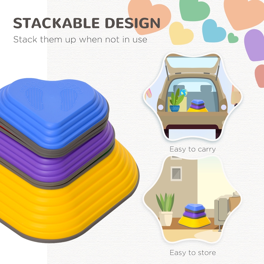 Image 947186_ALTMORE5.jpg, Product 947-186 / Price $29.99, Qaba 6PCs Stepping Stones Kids, Non-Slip Stackable Balance Stepping Stone from Qaba on TSC.ca's Home & Garden department