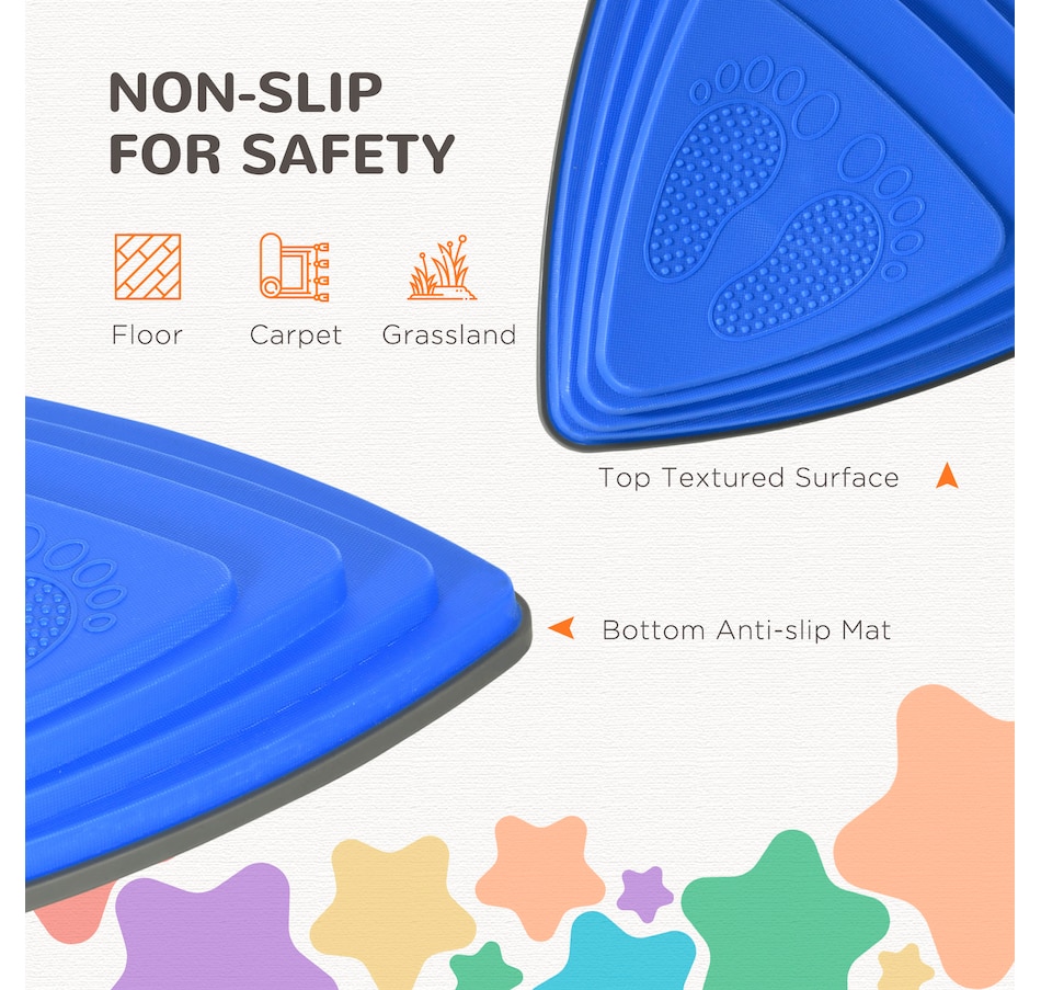 Image 947211_ALTMORE6.jpg, Product 947-211 / Price $79.99, Outsunny Kids Balance Stepping Stones 11 pcs, Indoor Outdoor Play Equipment from Outsunny on TSC.ca's Home & Garden department