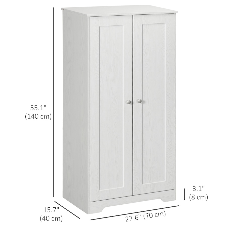 Image 947212_ALTMORE2.jpg, Product 947-212 / Price $209.99, HOMCOM Kitchen Storage Cabinet, Freestanding Pantry Cabinet, White from HOMCOM on TSC.ca's Home & Garden department