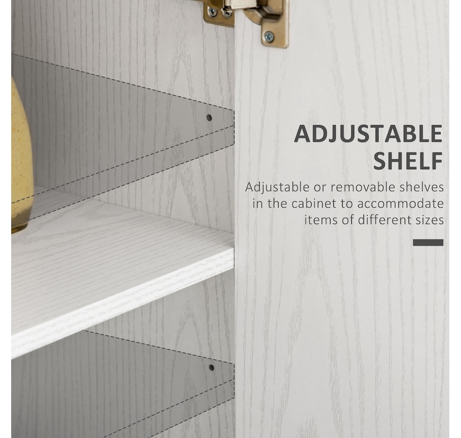 Image 947212_ALTMORE4.jpg, Product 947-212 / Price $209.99, HOMCOM Kitchen Storage Cabinet, Freestanding Pantry Cabinet, White from HOMCOM on TSC.ca's Home & Garden department