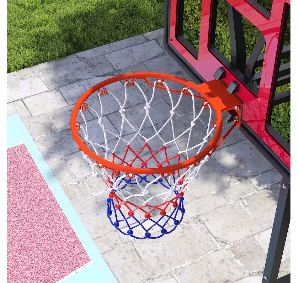 Image 947245_ALTMORE9.jpg, Product 947-245 / Price $149.99, Qaba Portable Basketball Hoop for Kids Height Adjustable 6.6-8.5ft from Qaba on TSC.ca's Home & Garden department