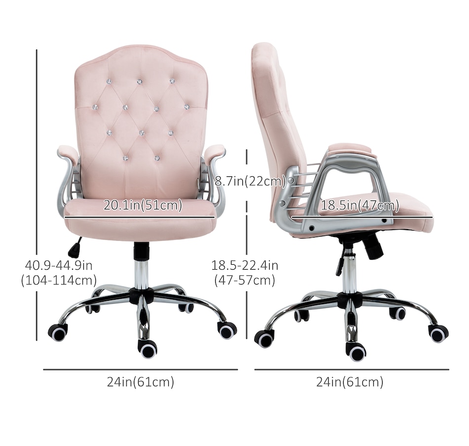 Image 947270_ALTMORE10.jpg, Product 947-270 / Price $119.99 - $144.99, Vinsetto Tufted Office Chair with Adjustable Height Tilt Function from Vinsetto on TSC.ca's Home & Garden department