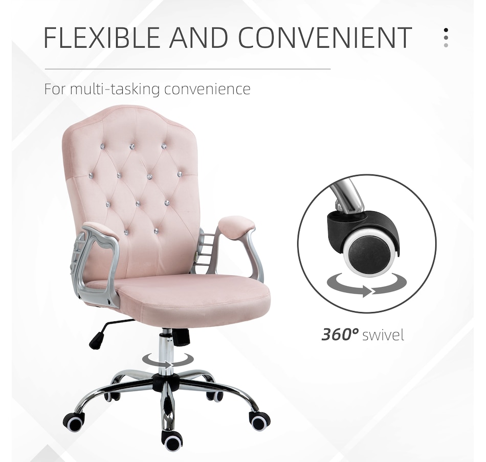 Image 947270_ALTMORE13.jpg, Product 947-270 / Price $119.99 - $144.99, Vinsetto Tufted Office Chair with Adjustable Height Tilt Function from Vinsetto on TSC.ca's Home & Garden department