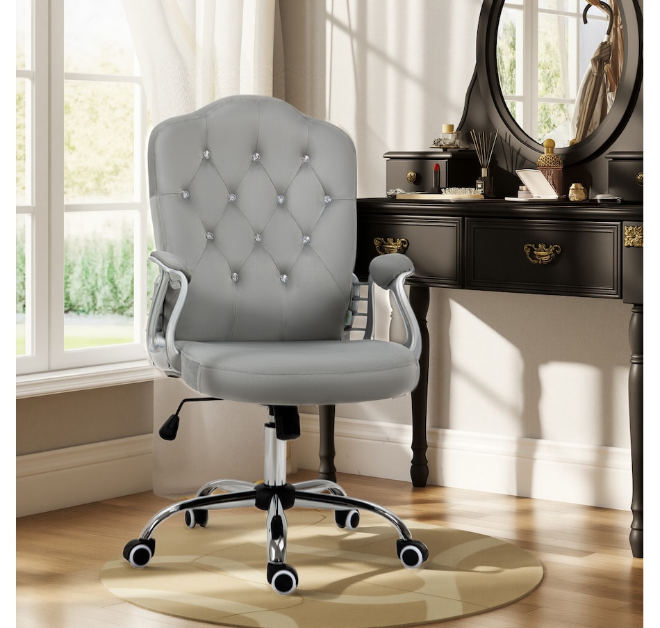Image 947270_ALTMORE26.jpg, Product 947-270 / Price $119.99 - $144.99, Vinsetto Tufted Office Chair with Adjustable Height Tilt Function from Vinsetto on TSC.ca's Home & Garden department