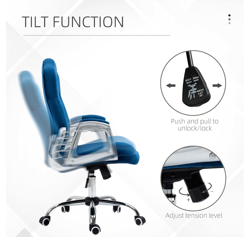 Image 947270_ALTMORE4.jpg, Product 947-270 / Price $119.99 - $144.99, Vinsetto Tufted Office Chair with Adjustable Height Tilt Function from Vinsetto on TSC.ca's Home & Garden department