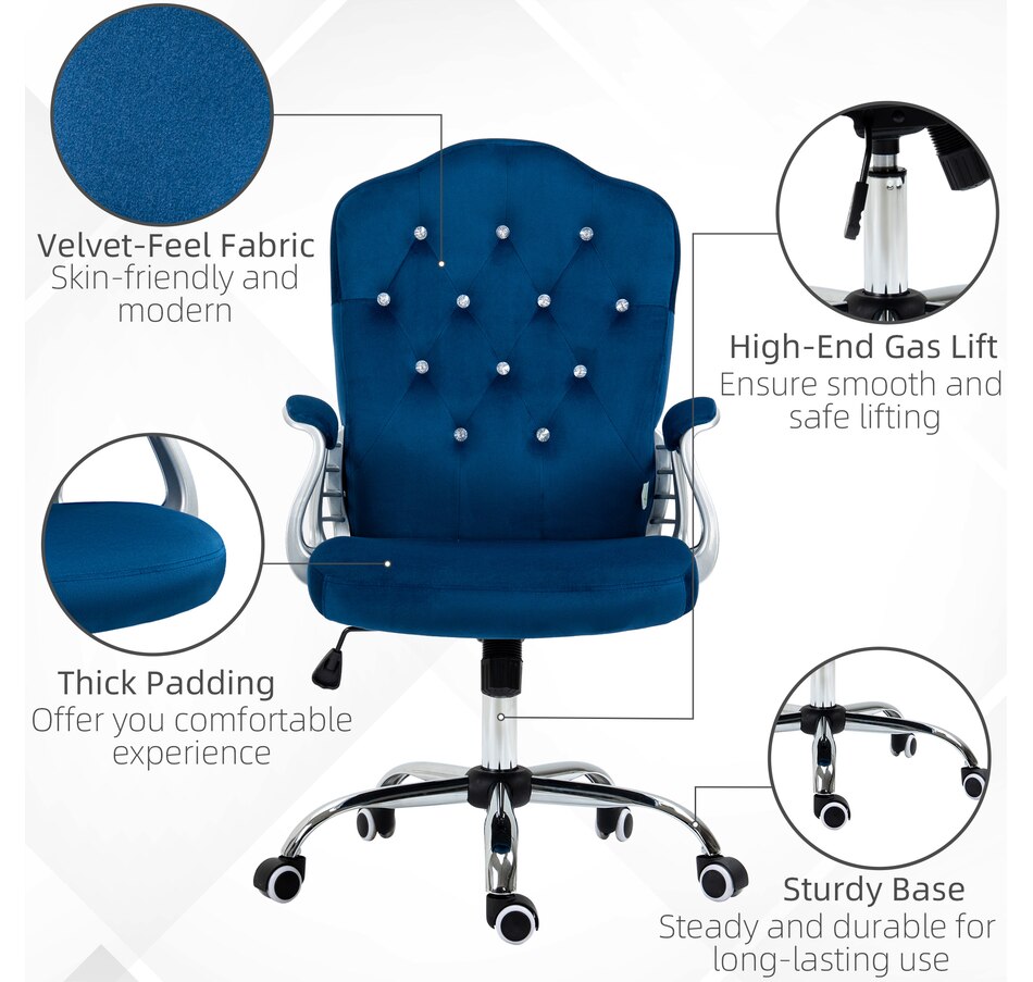 Image 947270_ALTMORE6.jpg, Product 947-270 / Price $119.99 - $144.99, Vinsetto Tufted Office Chair with Adjustable Height Tilt Function from Vinsetto on TSC.ca's Home & Garden department