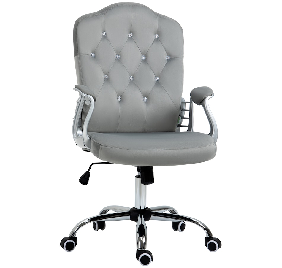 Image 947270_ST03.jpg, Product 947-270 / Price $119.99 - $144.99, Vinsetto Tufted Office Chair with Adjustable Height Tilt Function from Vinsetto on TSC.ca's Home & Garden department