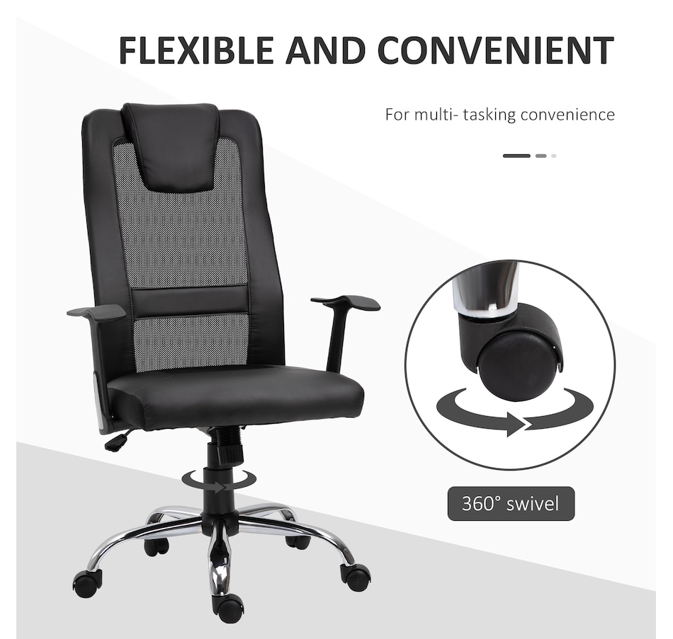 Image 947278_ALTMORE14.jpg, Product 947-278 / Price $92.99 - $94.99, Vinsetto High Back Mesh Office Chair Computer Desk Chair with Armrests from Vinsetto on TSC.ca's Home & Garden department