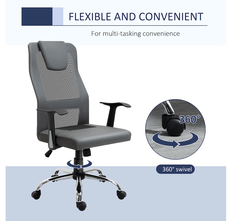 Image 947278_ALTMORE5.jpg, Product 947-278 / Price $92.99 - $94.99, Vinsetto High Back Mesh Office Chair Computer Desk Chair with Armrests from Vinsetto on TSC.ca's Home & Garden department