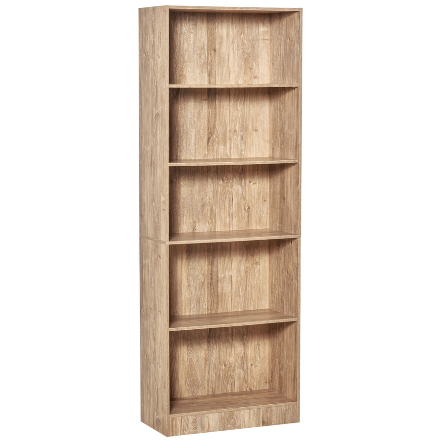 Image 947280.jpg, Product 947-280 / Price $118.34, HOMCOM 5-Tier Bookcase Display Unit Storage Cabinet Adjustable Shelf from HOMCOM on TSC.ca's  department
