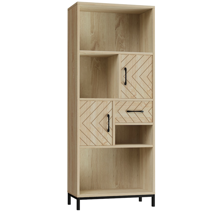 Image 947281.jpg, Product 947-281 / Price $149.99, HOMCOM 59" Bookcase With Door Cabinets And Drawer from HOMCOM on TSC.ca's department