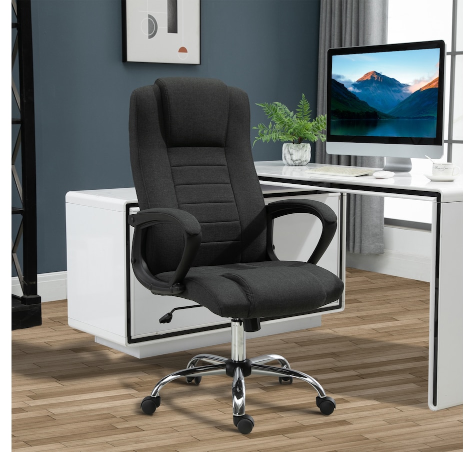Image 947283_ALTMORE1.jpg, Product 947-283 / Price $144.99, Vinsetto High Back Office Chair Height Adjustable Desk Chair with Wheels from Vinsetto on TSC.ca's Home & Garden department