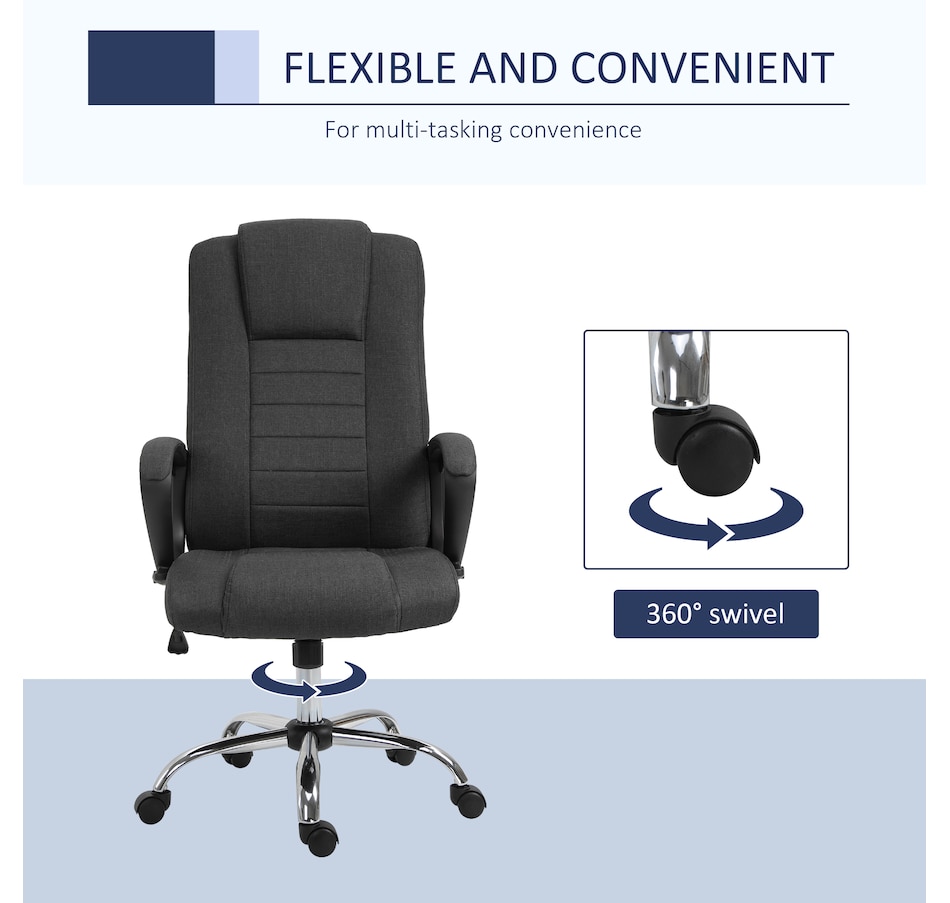 Image 947283_ALTMORE6.jpg, Product 947-283 / Price $144.99, Vinsetto High Back Office Chair Height Adjustable Desk Chair with Wheels from Vinsetto on TSC.ca's Home & Garden department