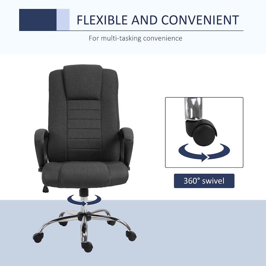 Image 947283_ALTMORE6.jpg, Product 947-283 / Price $149.99, Vinsetto High Back Office Chair Height Adjustable Desk Chair with Wheels from Vinsetto on TSC.ca's Home & Garden department