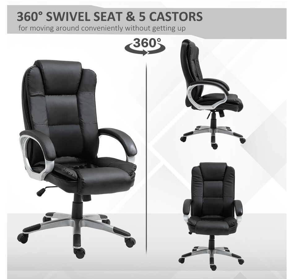 Image 947296_ALTMORE6.jpg, Product 947-296 / Price $189.99, Vinsetto High Back Executive Office Chair with Padded Armrests from Vinsetto on TSC.ca's Home & Garden department