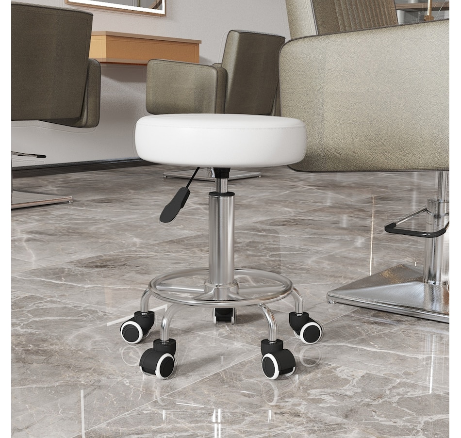 Image 947304_ALTMORE17.jpg, Product 947-304 / Price $104.99 - $119.99, Vinsetto PU Leather Salon Stool for Massage Tattoo Beauty, Swivel, Grey from Vinsetto on TSC.ca's Home & Garden department