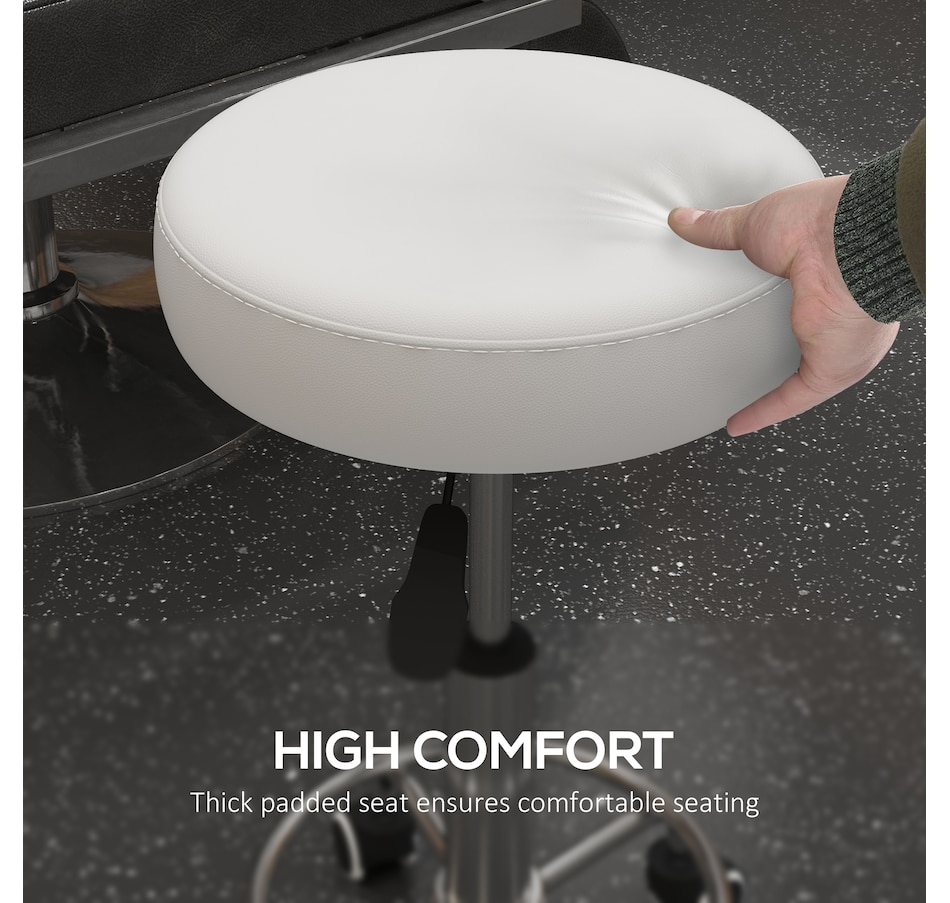 Image 947304_ALTMORE20.jpg, Product 947-304 / Price $104.99 - $119.99, Vinsetto PU Leather Salon Stool for Massage Tattoo Beauty, Swivel, Grey from Vinsetto on TSC.ca's Home & Garden department