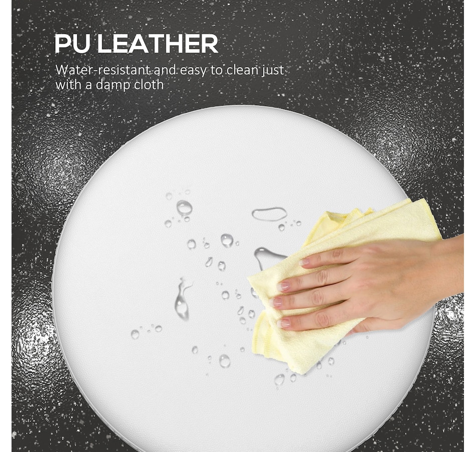 Image 947304_ALTMORE21.jpg, Product 947-304 / Price $104.99 - $119.99, Vinsetto PU Leather Salon Stool for Massage Tattoo Beauty, Swivel, Grey from Vinsetto on TSC.ca's Home & Garden department