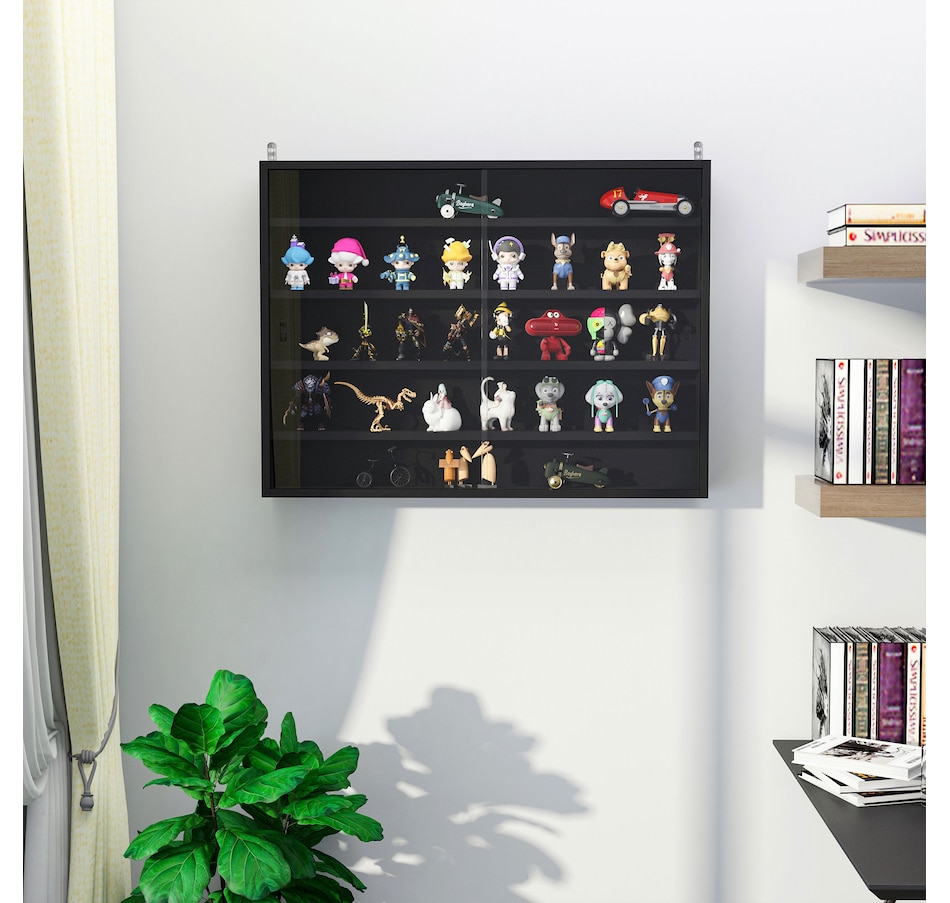 Image 947307_ALTMORE1.jpg, Product 947-307 / Price $84.99 - $99.99, HOMCOM 5-Storey Wall Shelf Display Cabinet, Shot Glass Display Case from HOMCOM on TSC.ca's department