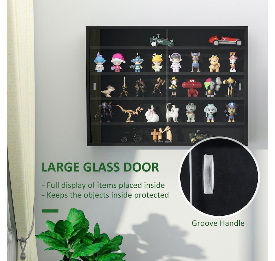 Image 947307_ALTMORE4.jpg, Product 947-307 / Price $84.99 - $99.99, HOMCOM 5-Storey Wall Shelf Display Cabinet, Shot Glass Display Case from HOMCOM on TSC.ca's department