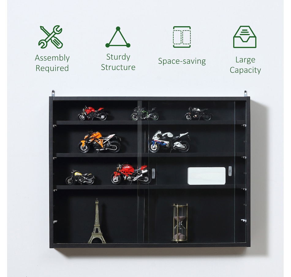 Image 947307_ALTMORE5.jpg, Product 947-307 / Price $84.99 - $99.99, HOMCOM 5-Storey Wall Shelf Display Cabinet, Shot Glass Display Case from HOMCOM on TSC.ca's department