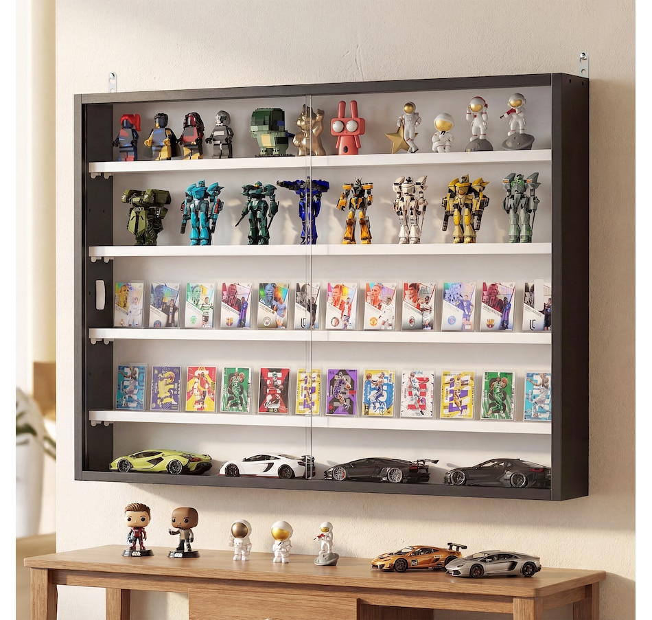 Image 947307_ALTMORE58.jpg, Product 947-307 / Price $84.99 - $99.99, HOMCOM 5-Storey Wall Shelf Display Cabinet, Shot Glass Display Case from HOMCOM on TSC.ca's department